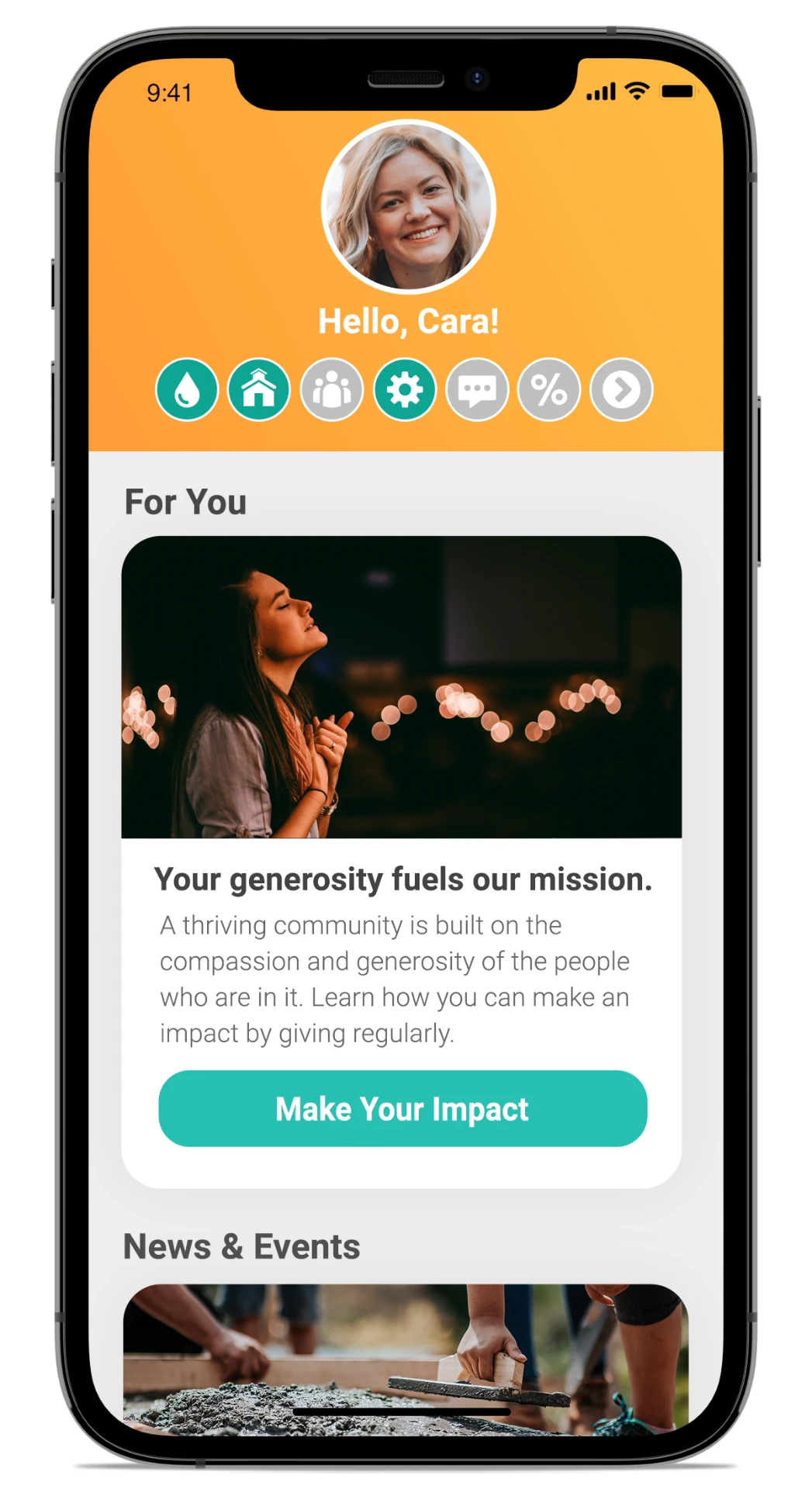 Waypoint giving dashboard on iPhone