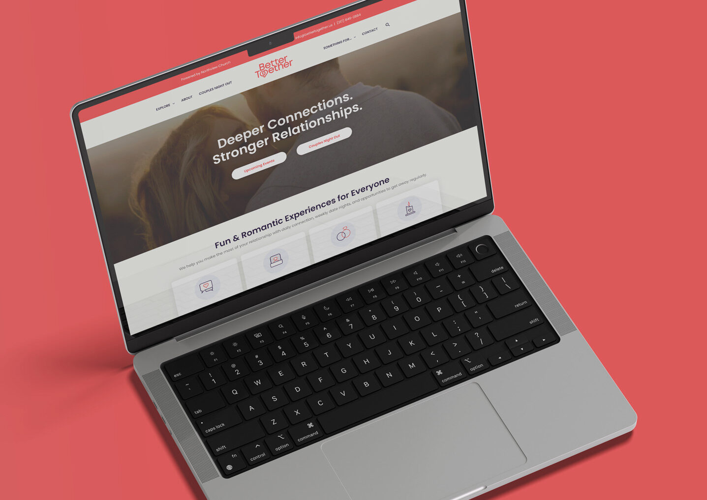 Better Together website homepage