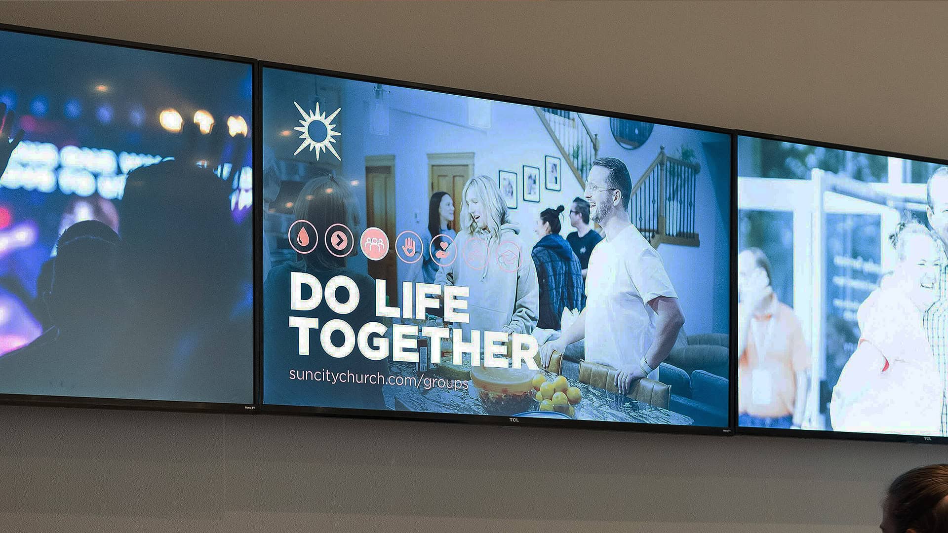 Sun City Church Next Steps banner