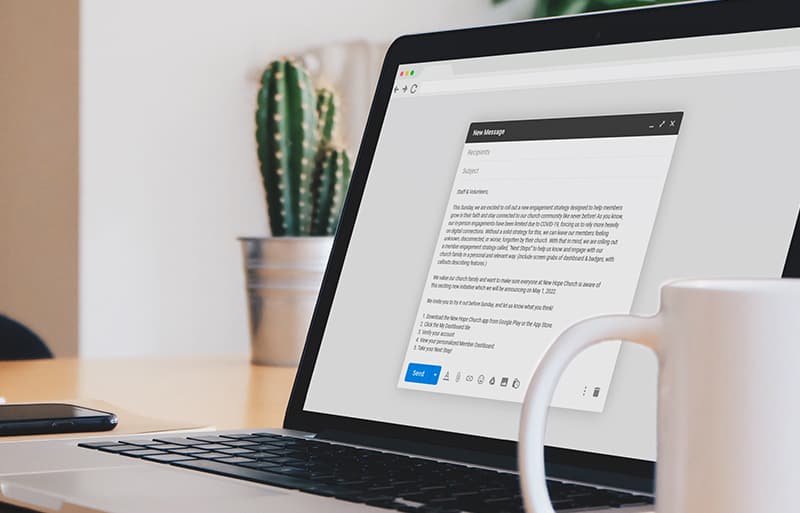 Staff/Volunteer Email Template